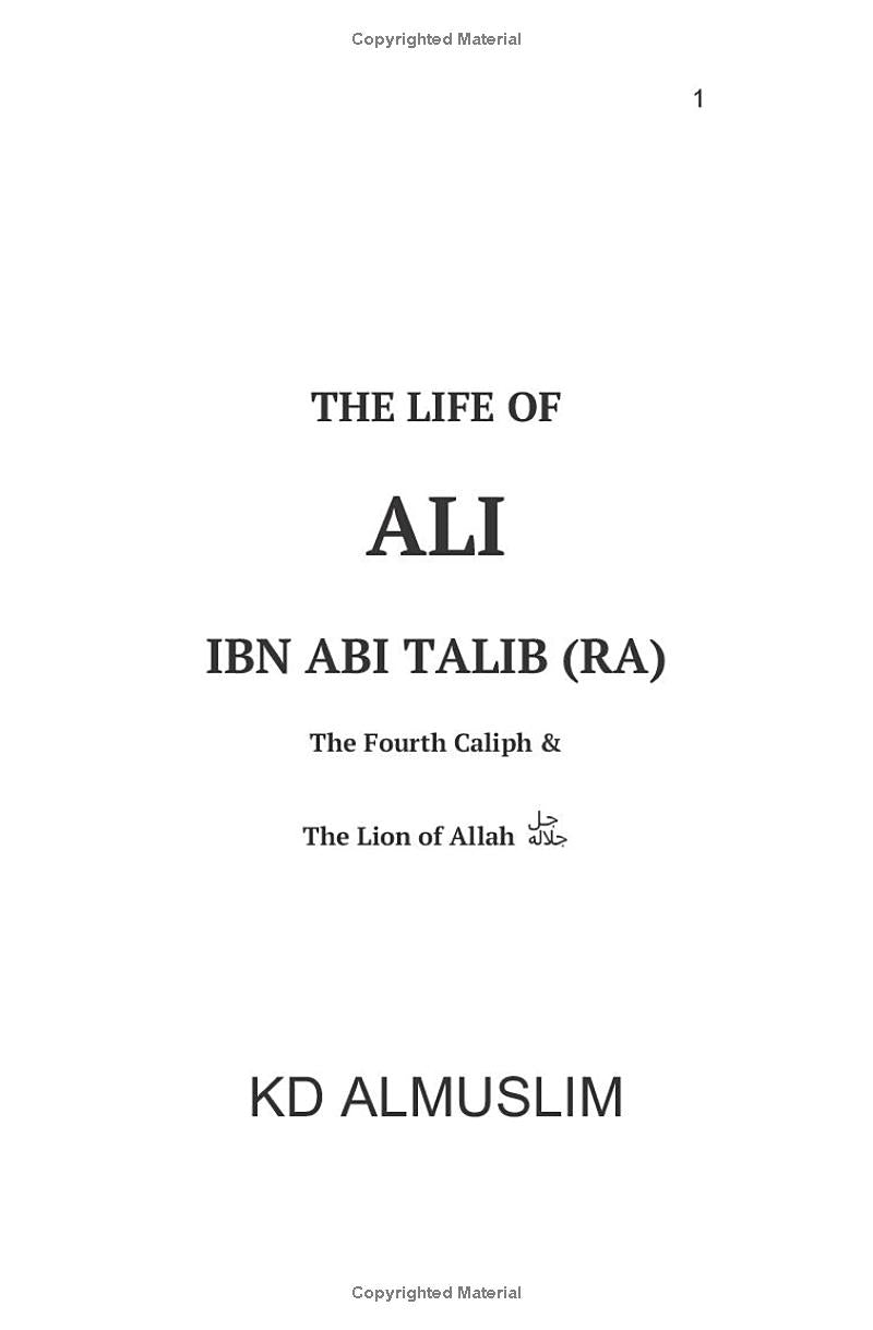 The Life of Ali ibn Abi Talib