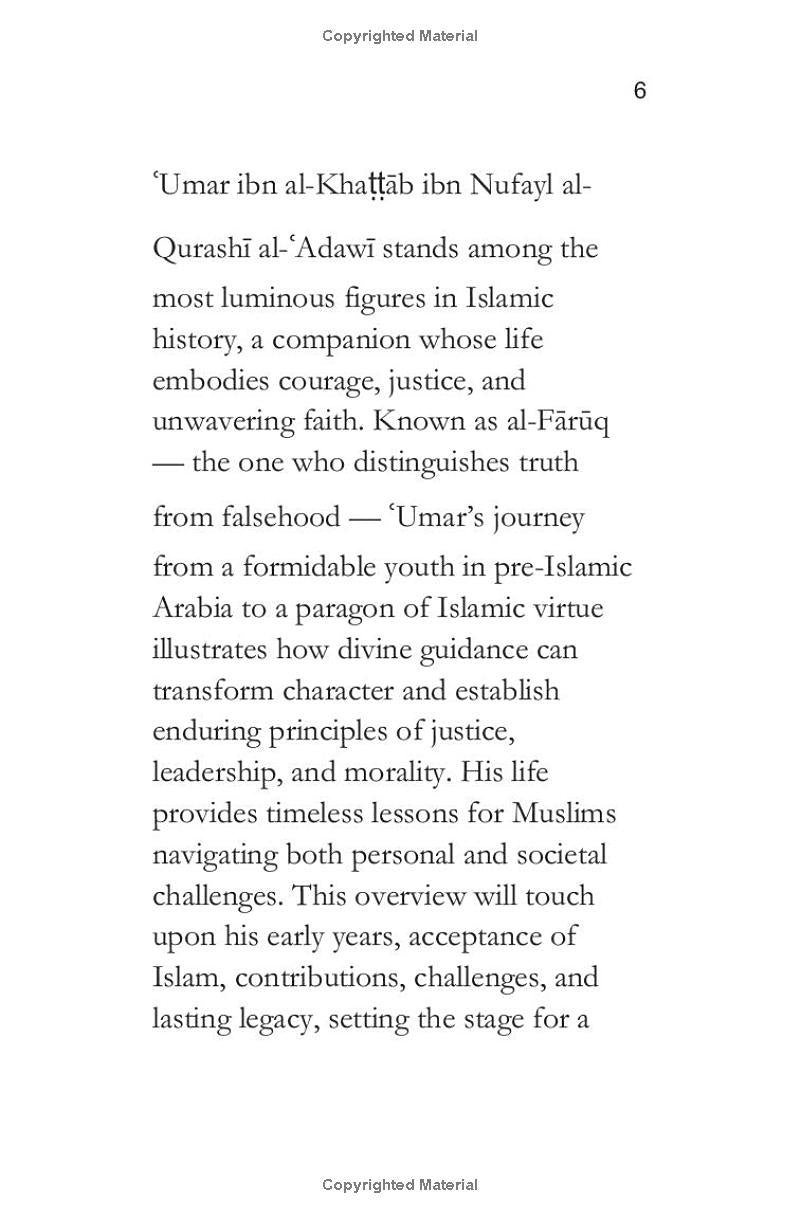 The Life of Umar ibn Al-Khattab